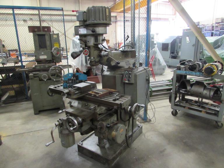 Machines Used Tree 2VGC Vertical Knee Mill with , 6" Mill Vise, Power