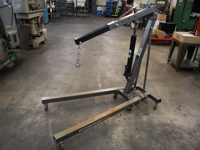 Machines Used | Pittsburgh 1 Ton Folding Shop Crane