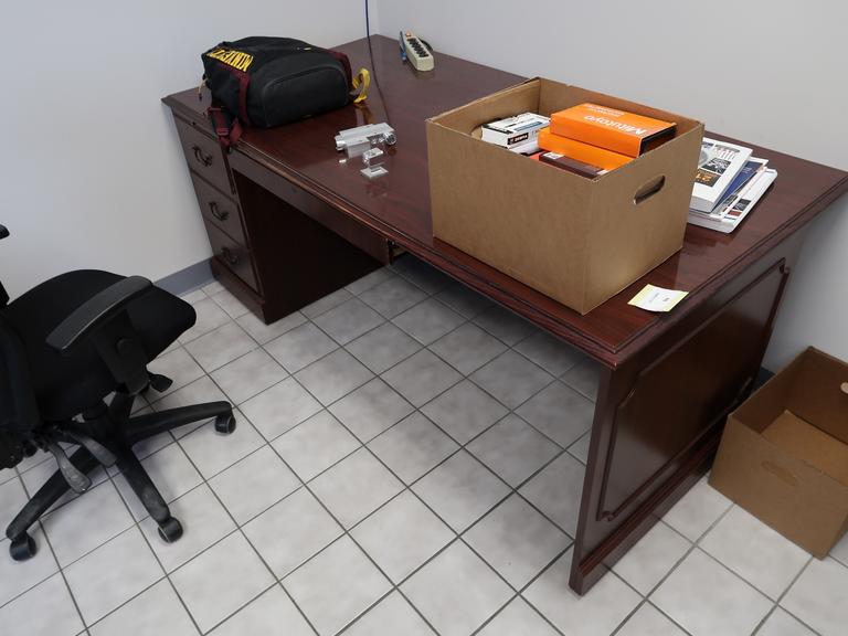 Machines Used Wooden Desk