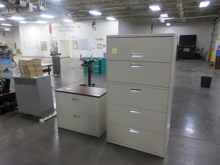 Machines Used Lateral File (2). (1) 2Drawer, (1) 5Drawer