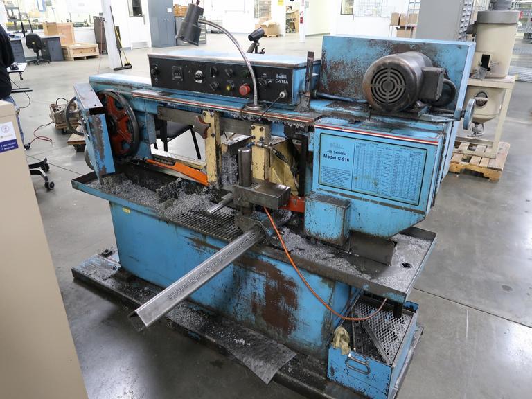 Machines Used | Do-All C-916A Horizontal Band Saw with Coolant and
