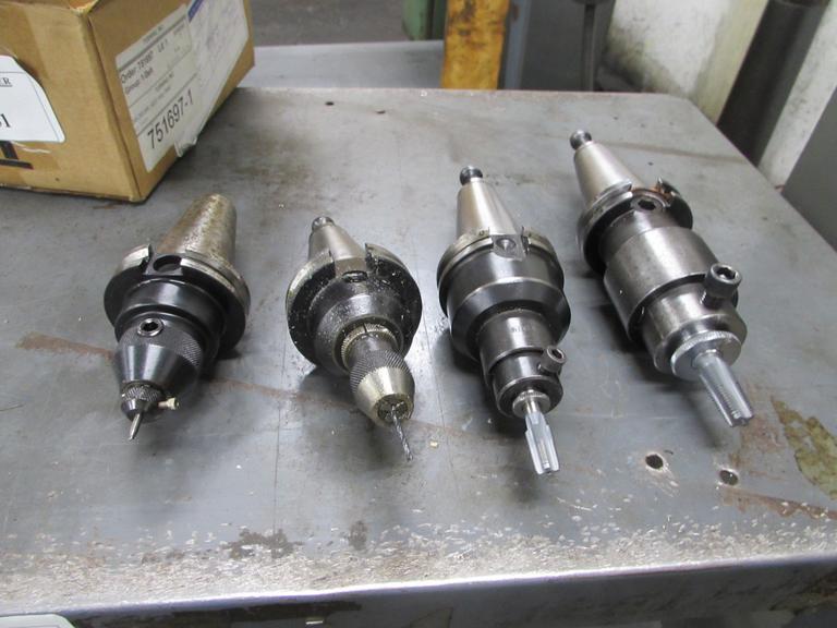 Machines Used Cat 40 Taper Tool Holders (2) Tap Drivers, (1) Keyless