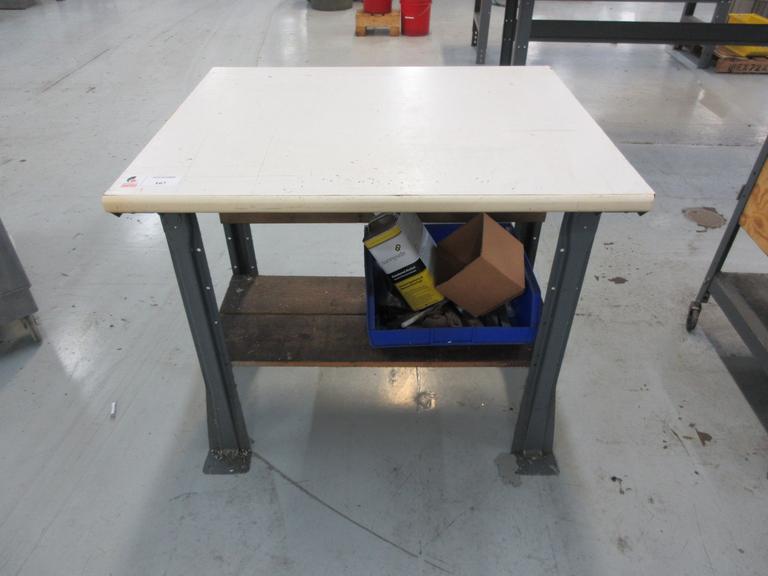 Machines Used Laminate Top Work Bench