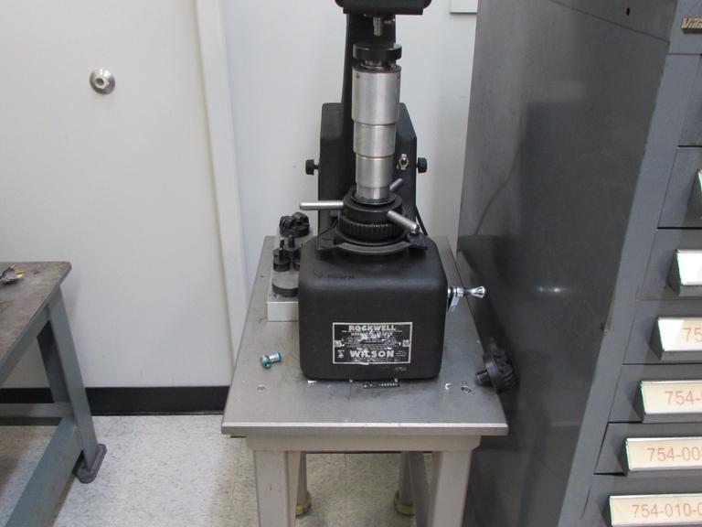 Machines Used Wilson 3JR Rockwell Hardness Tester with Anvils
