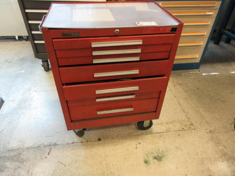 Machines Used Kennedy Rolling Tool Chest with (7) Drawers
