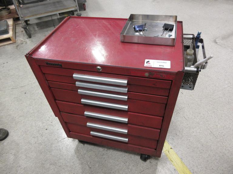 Machines Used Kennedy 7Drawer Rolling Tool Chest with Contents