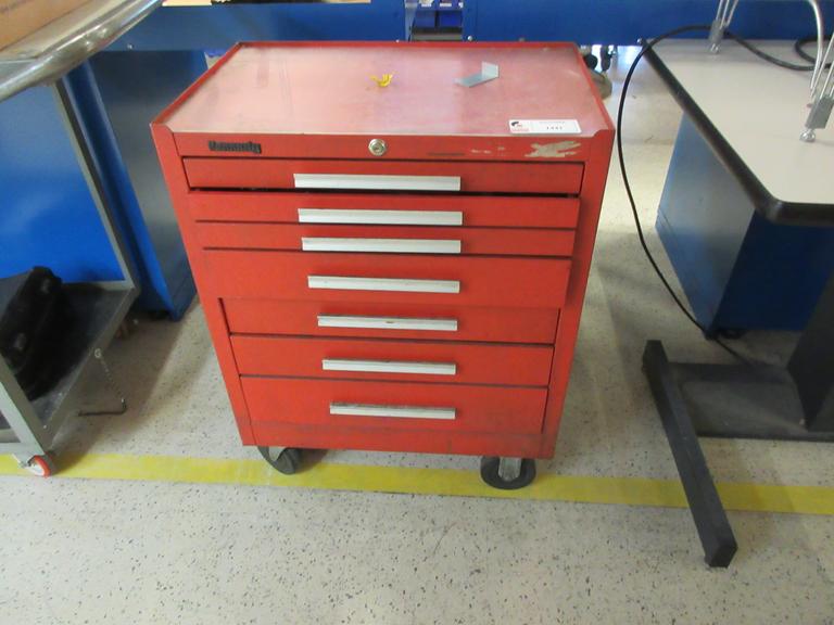 Machines Used Kennedy 7Drawer Rolling Tool Chest with Misc Contents