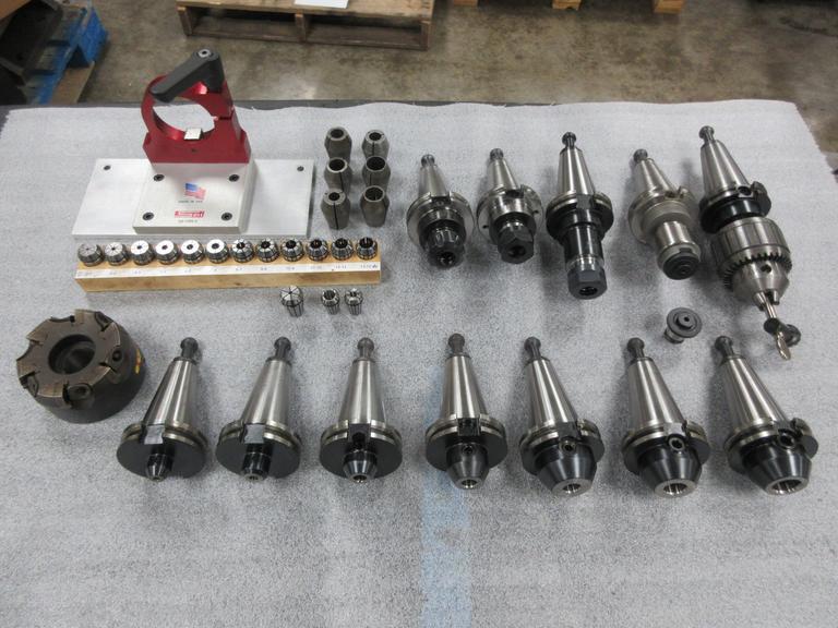 Machines Used CAT 40 Tool Holders Various Styles, Endmill, ER20, Tap