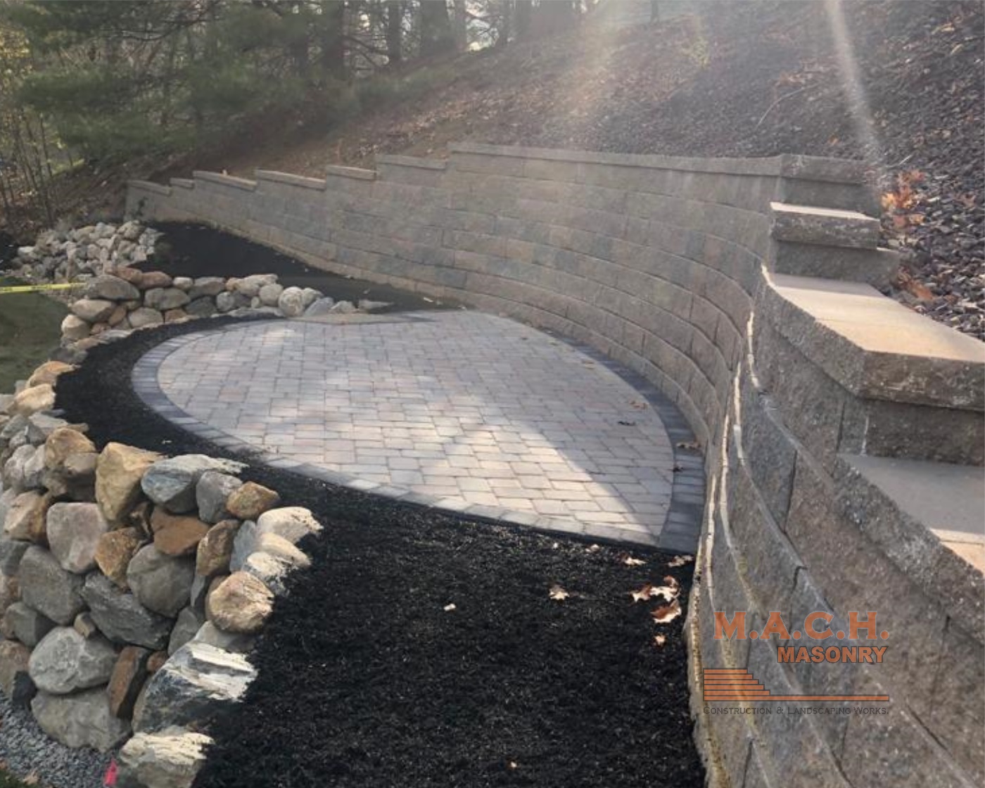 Paver Installation in Lexington, MA MACH Masonry and Landscaping