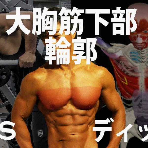 大胸筋下部を鍛えるディップスDIPS5つのポイントと2つの注意点。胸のトレーニング。 マッチョ