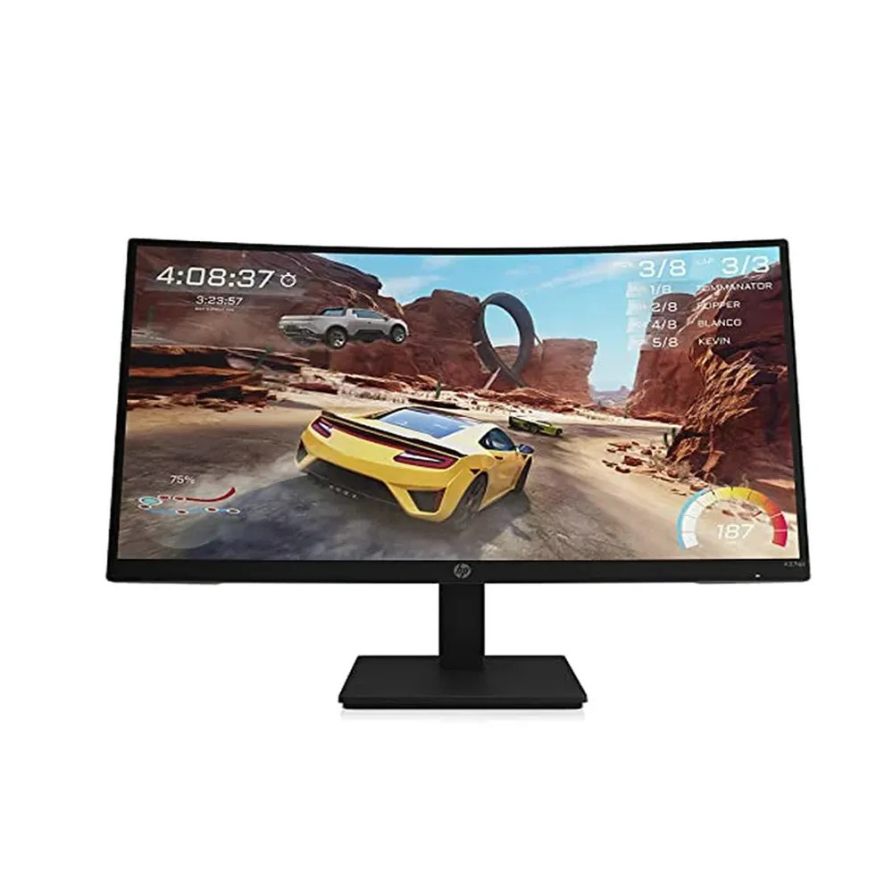 Gaming Monitor HP X27c, FHD 27inch, Curved, 165Hz, 1ms, VA, HDMI, Dis
