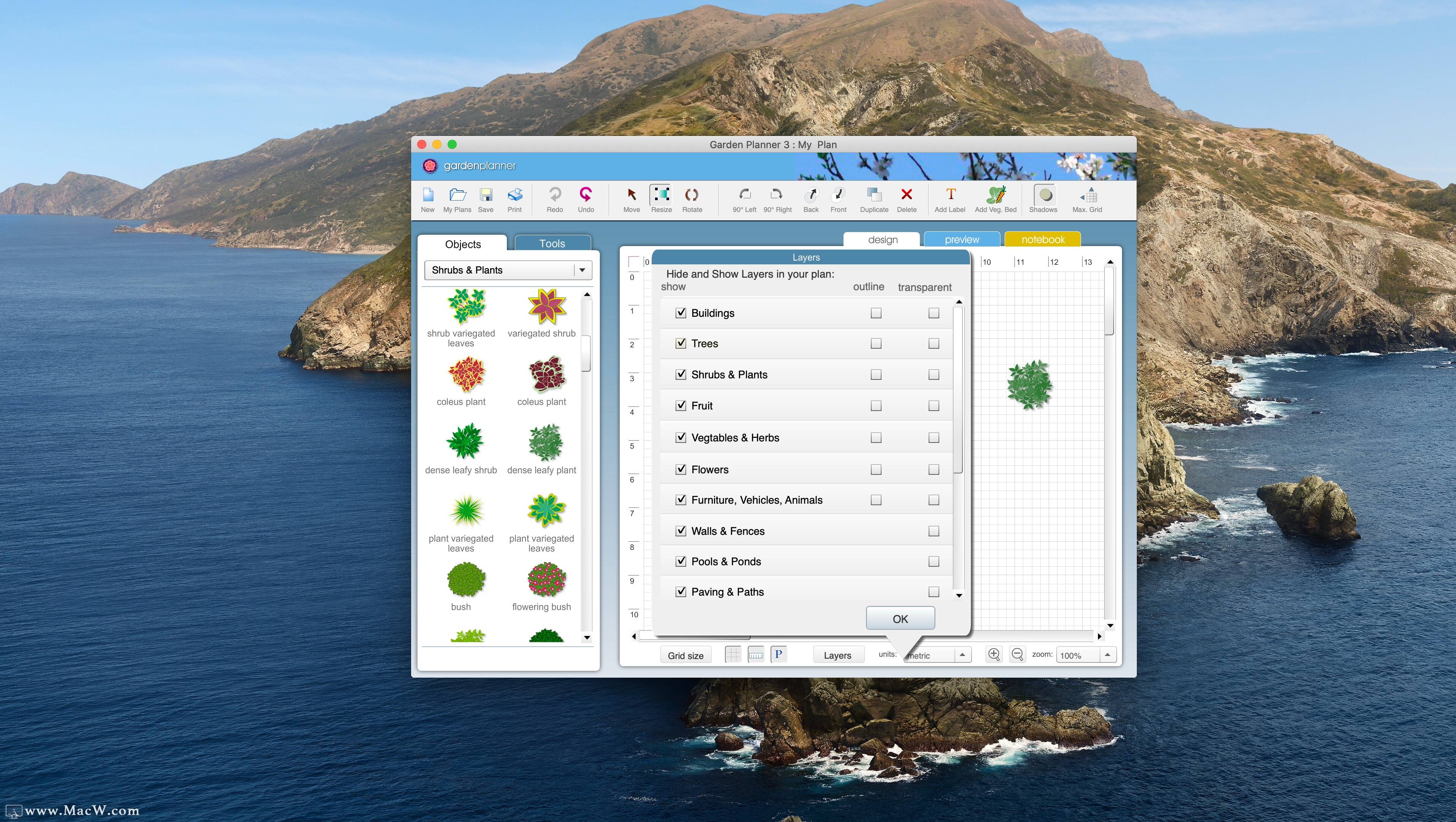 Garden Planner for Mac下载Garden Planner for Mac(园林绿化设计软件) macw下载站