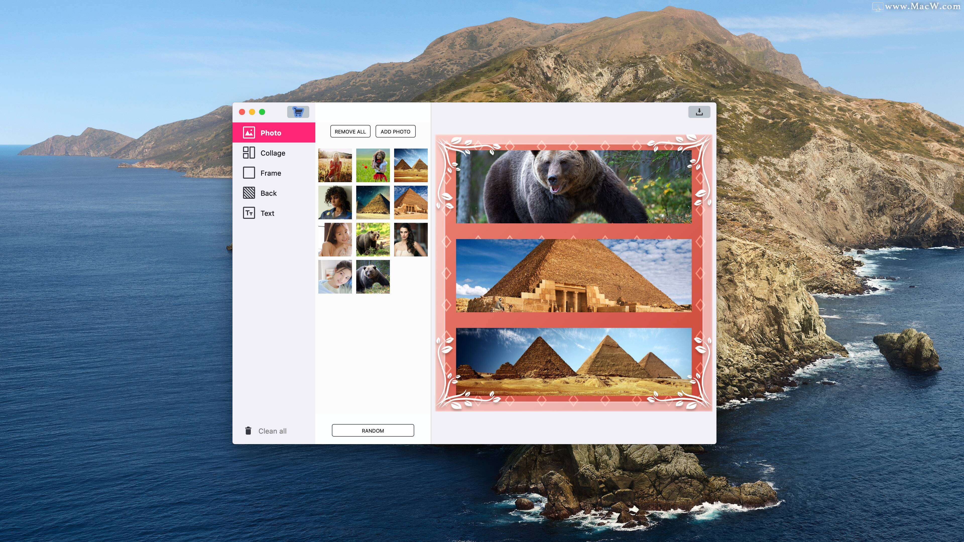 Photo Wall Collage Maker for Mac下载Photo Wall Collage Maker for Mac(mac