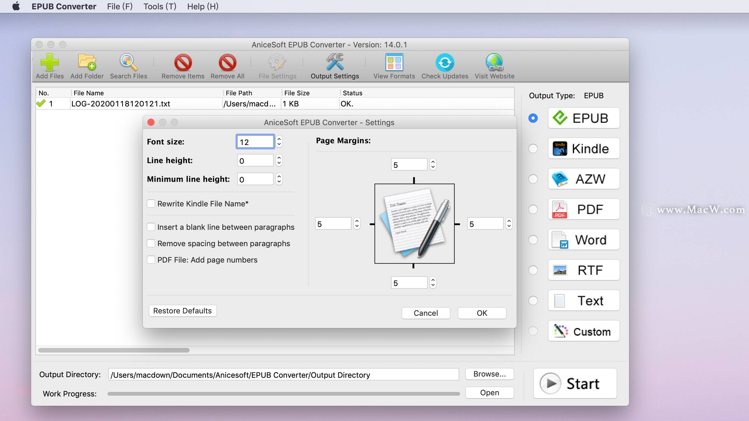 anicesoft epub converter mac破解版下载AniceSoft EPUB Converter Mac(EPUB格式电子