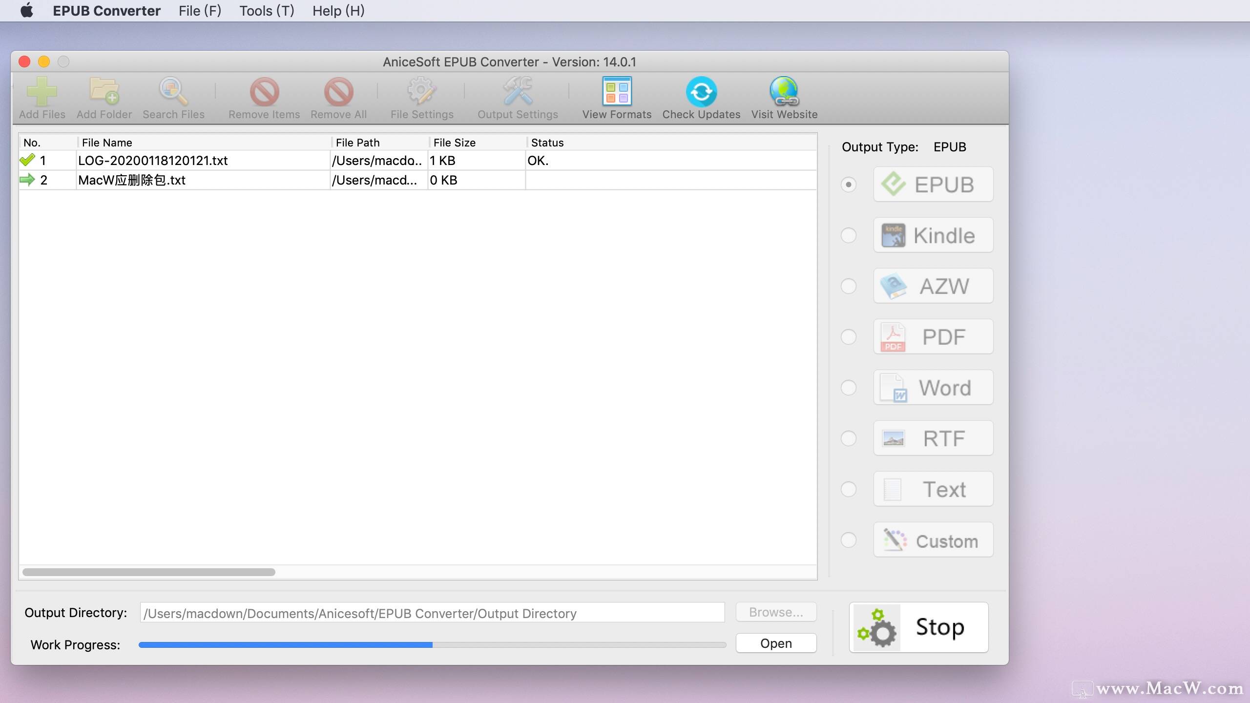 anicesoft epub converter mac破解版下载AniceSoft EPUB Converter Mac(EPUB格式电子