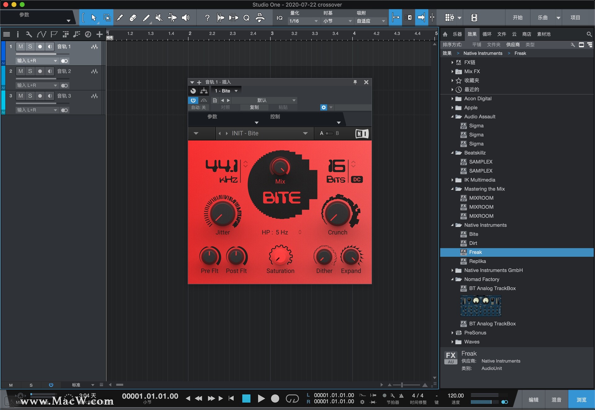 Crush Pack mac破解版下载Native Instruments Crush Pack for mac(NI效果器包) macw下载站