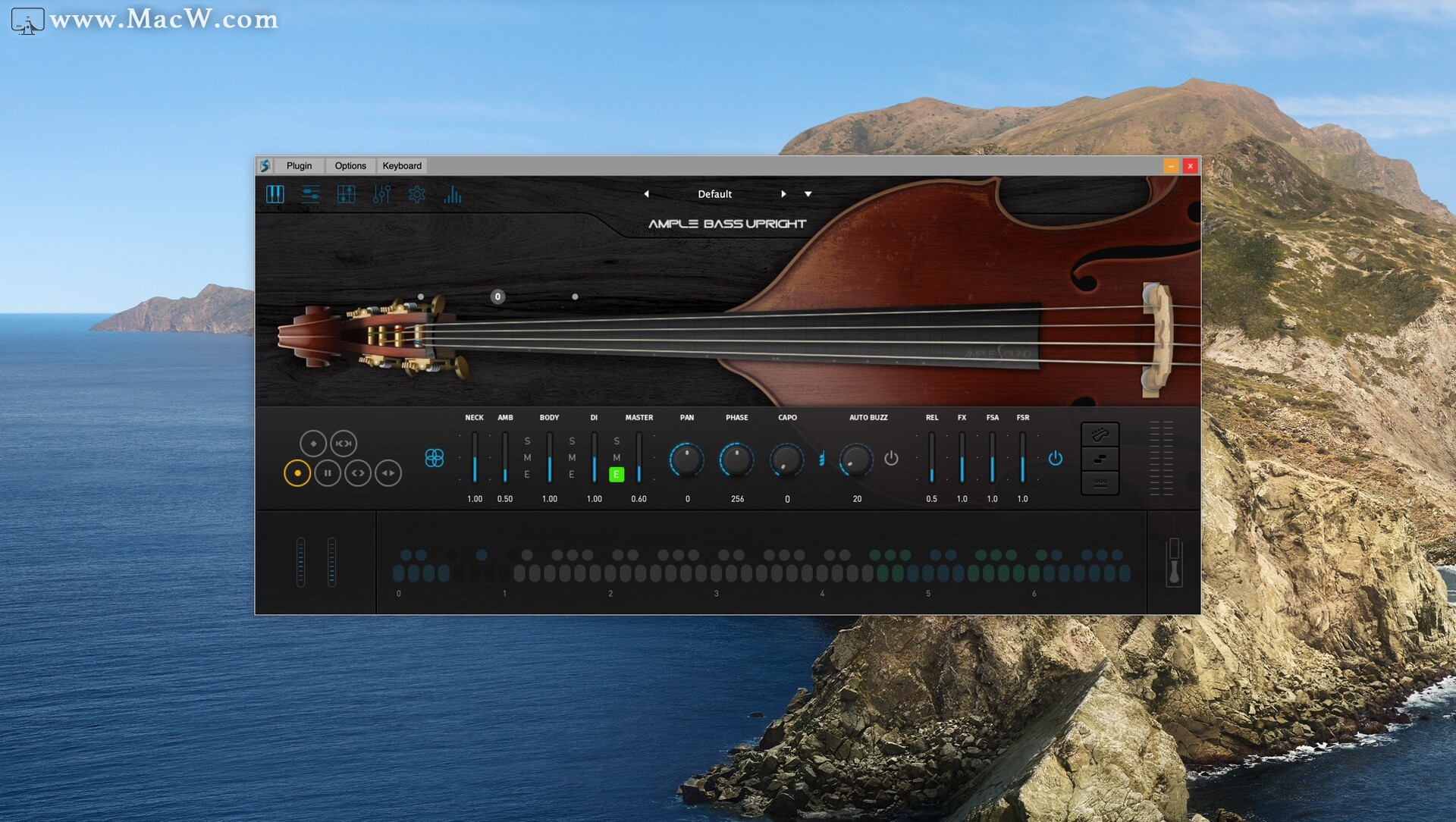 Bass Upright III Mac破解版Ample Sound Ample Bass Upright III Mac(虚拟立式低音乐器