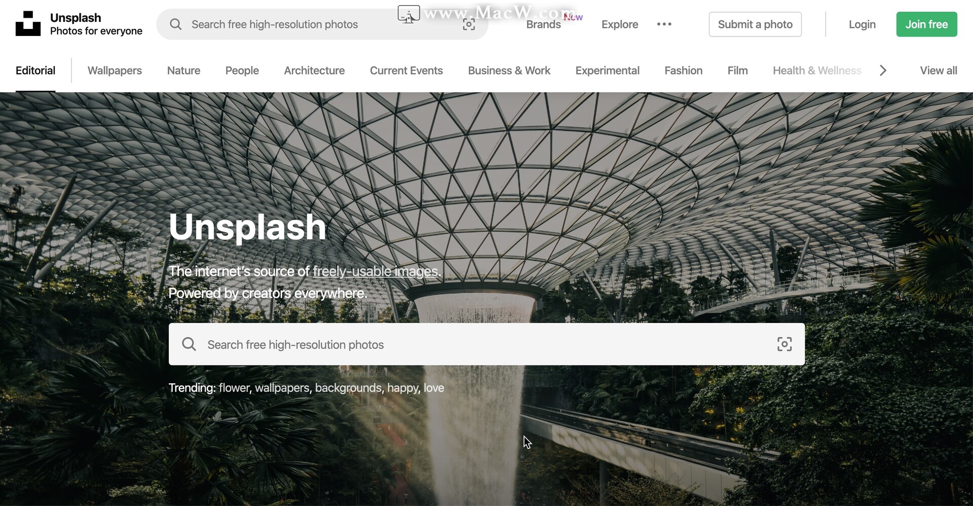 Unsplash Wallpapers下载Unsplash Wallpapers for Mac(高清壁纸软件) macw下载站