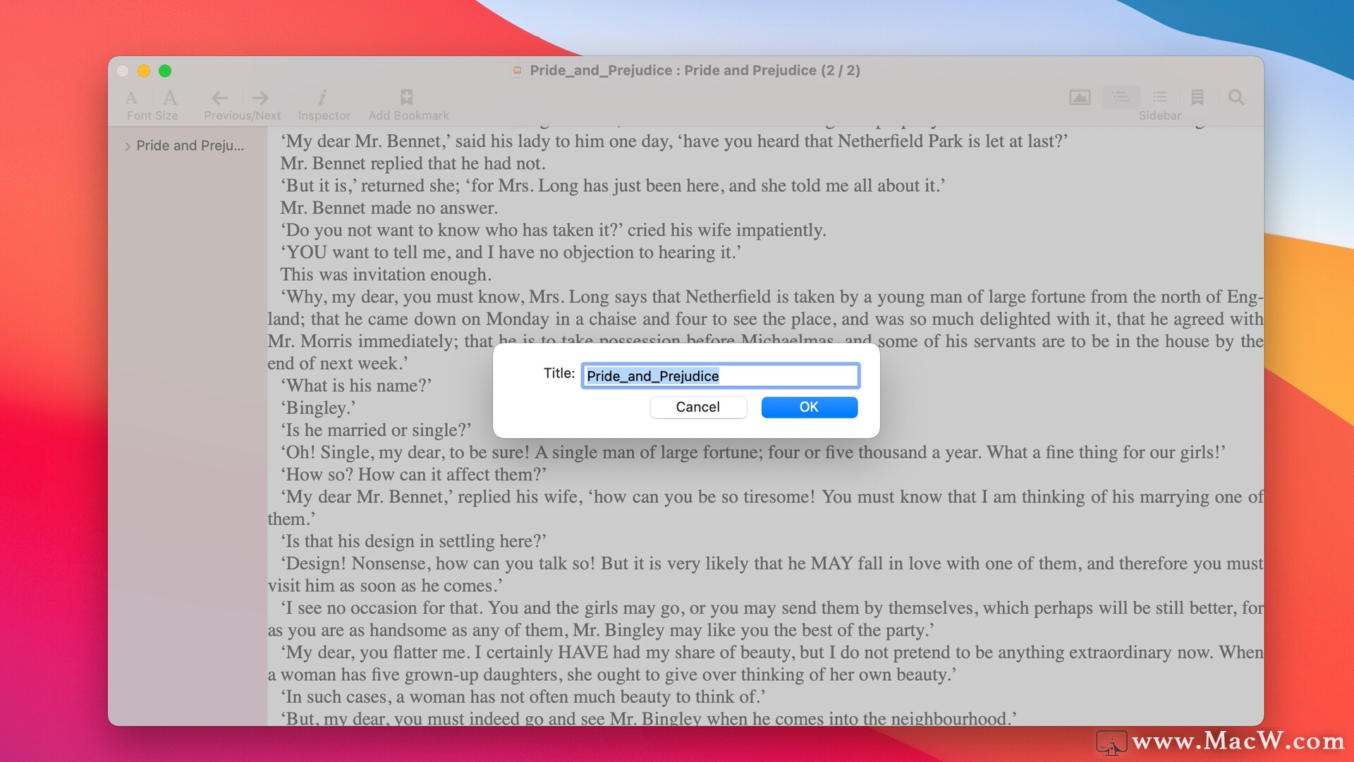 EPUB格式阅读器Murasaki EPUB Reader for Mac(EPUB阅读器) macw下载站