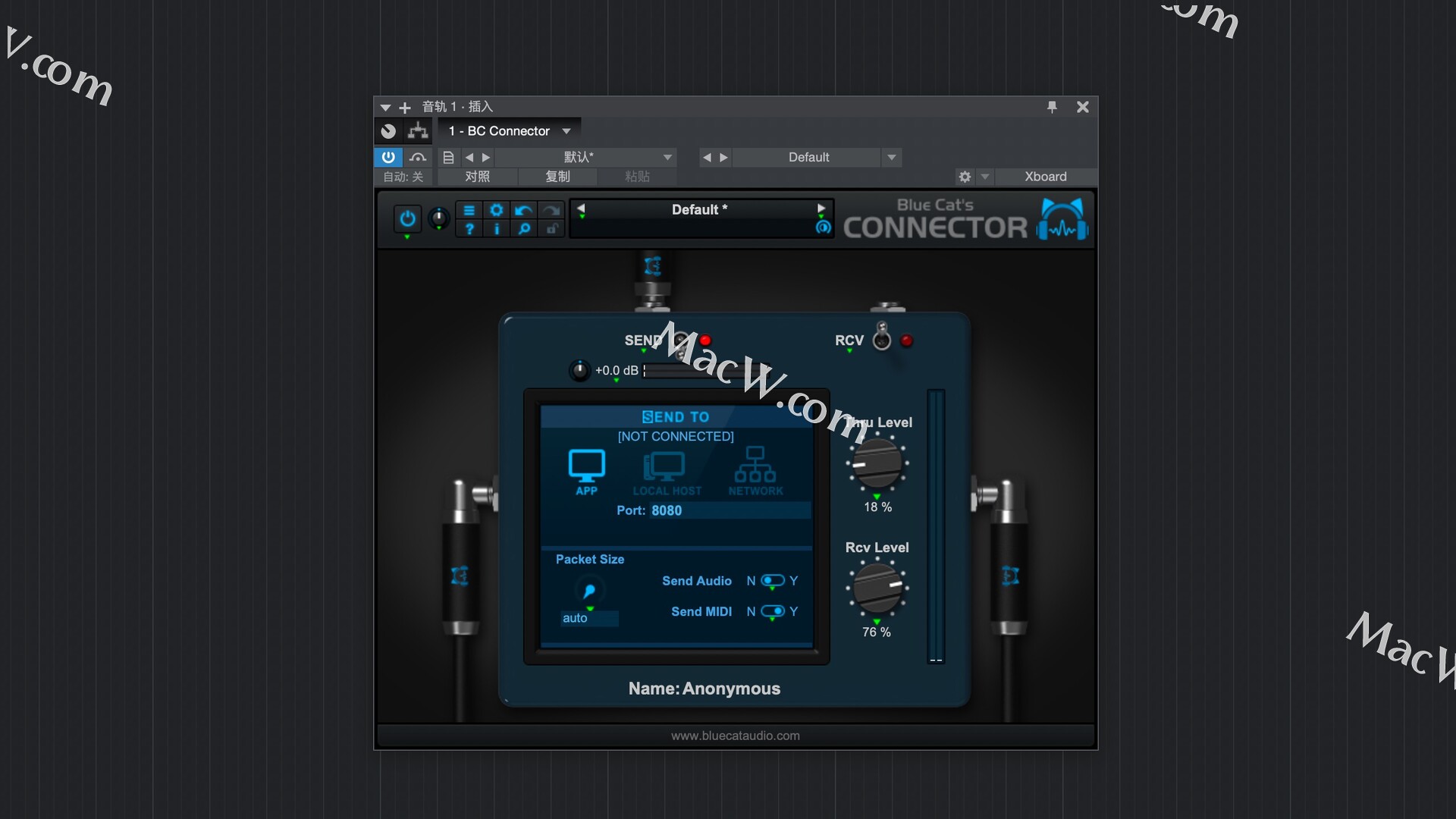 Blue Cat Audio Blue Cats Connector mac 破解版下载Blue Cat Audio Blue Cats