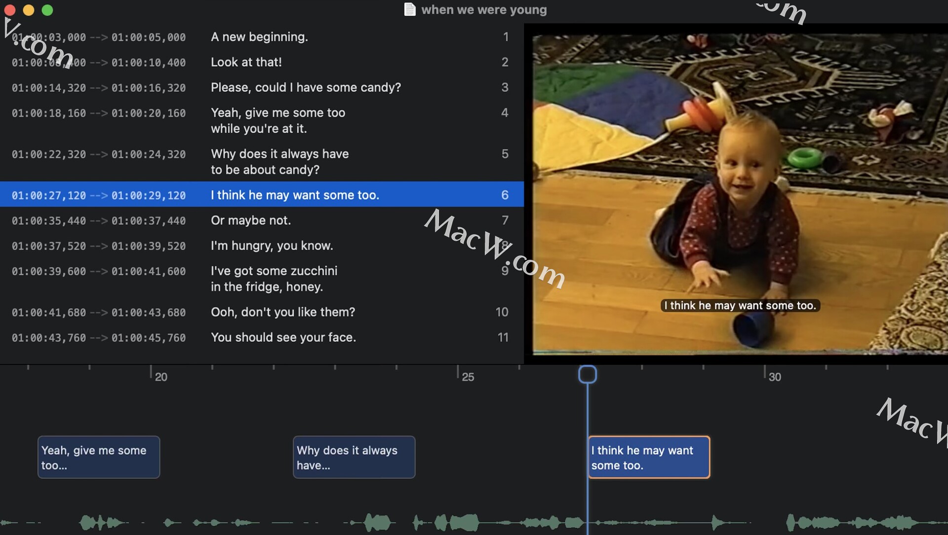 Underword破解版Underword for mac(.srt字幕文件管理工具) macw下载站