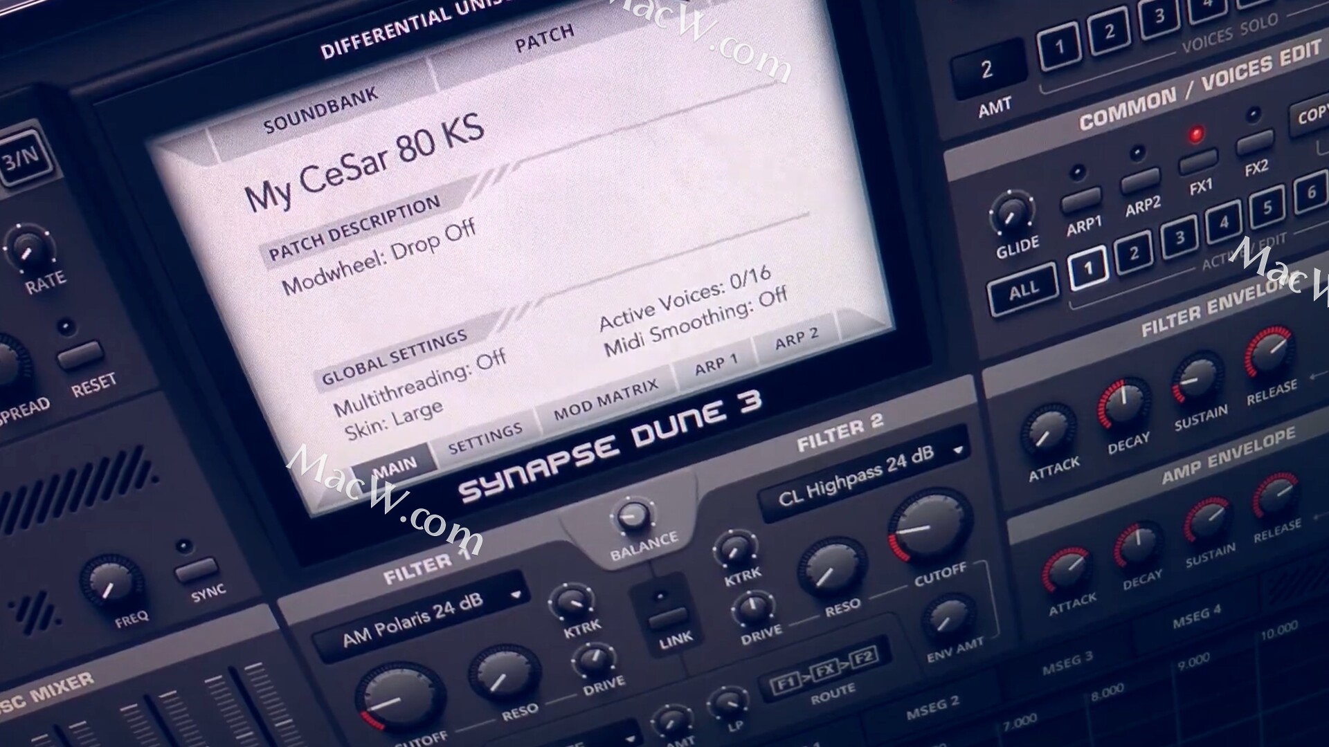 DUNE 3破解版下载Synapse Audio DUNE 3 for mac(全能型老牌混合合成器) macw下载站