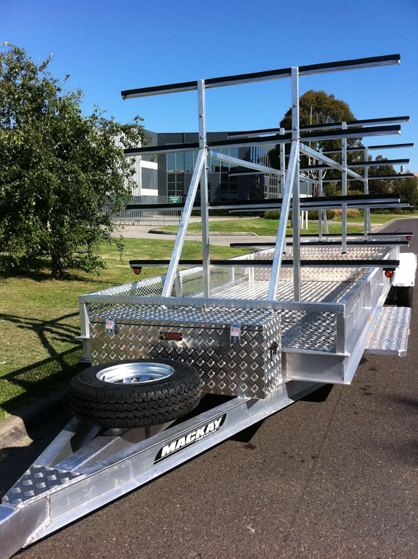 Aluminium Rowing Shell Series Mackay Trailers