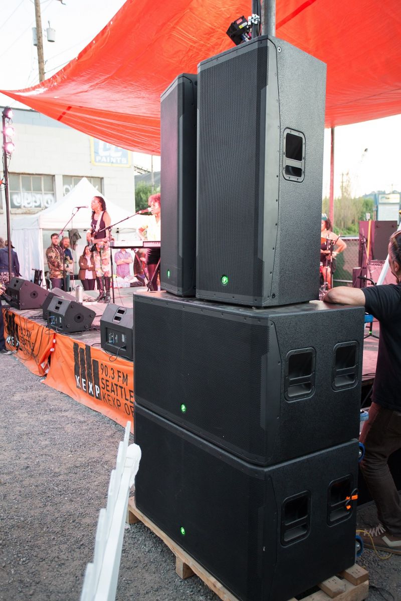 Stage Sound System Setup