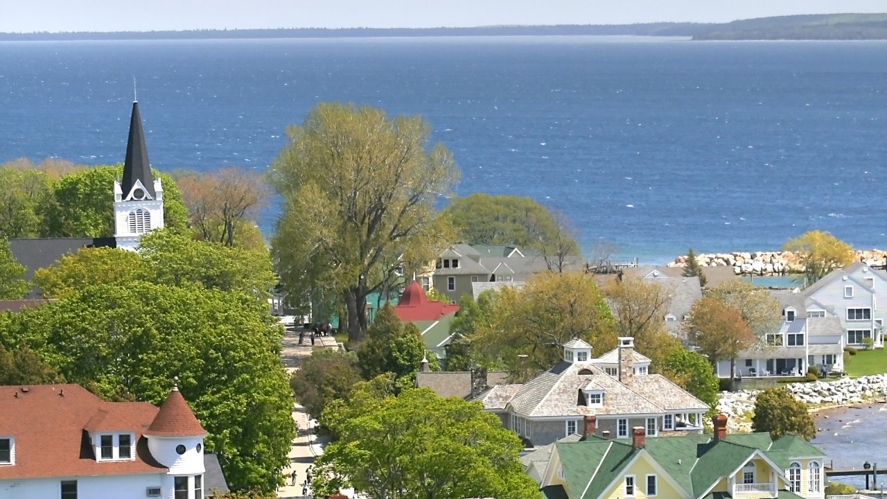 Mackinac Island State Park on Mackinac Island ·