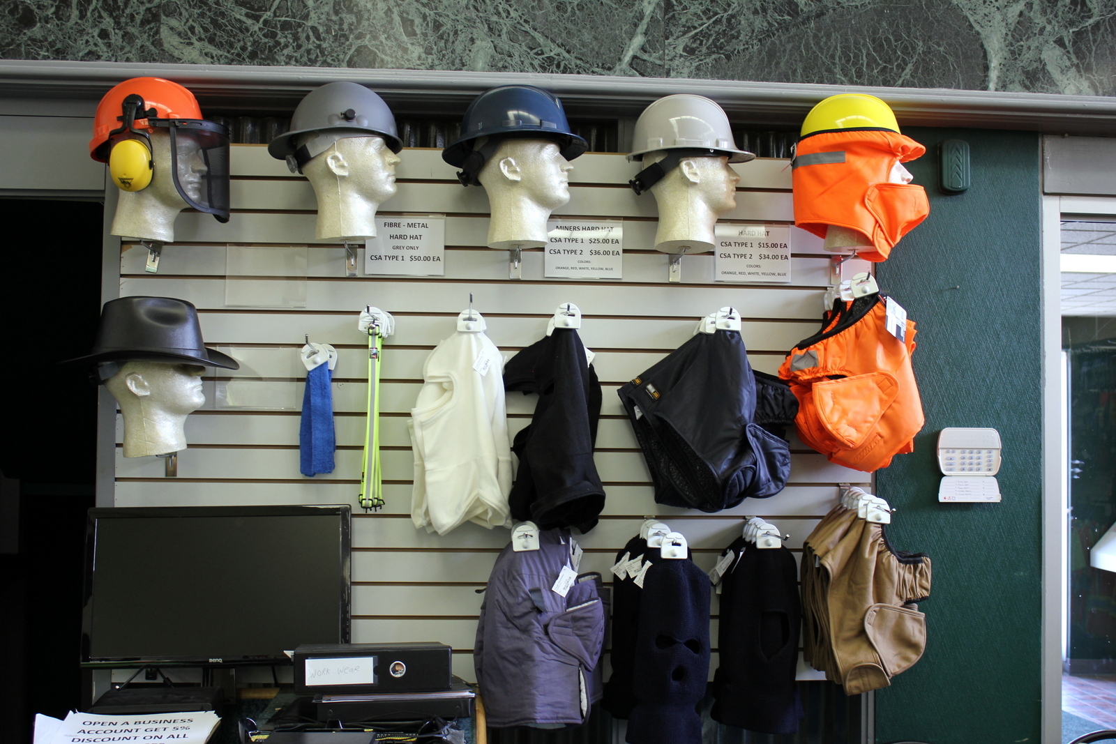 Google Business Photography Winnipeg Tough Workwear