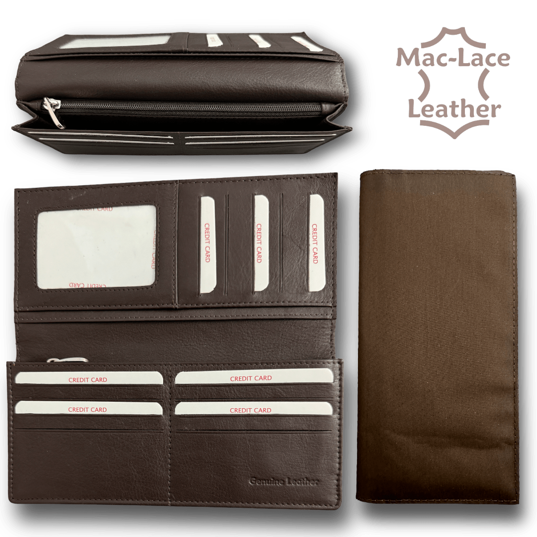 Long Wallet Inner Brown MacLace Leather Buy Online