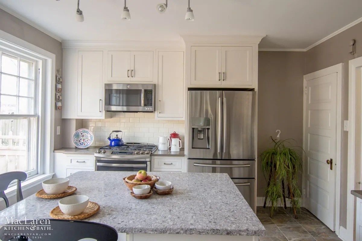 Traditional Compact Quartz Kitchen Malvern, Pa MacLaren Kitchen and Bath