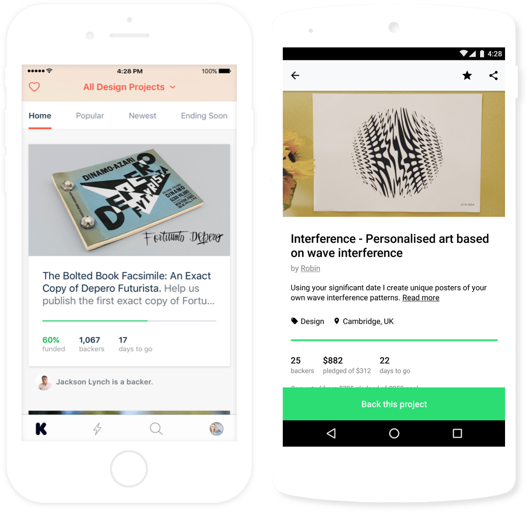 ↳ Kickstarter abre o código dos seus aplicativos para iOS e Android