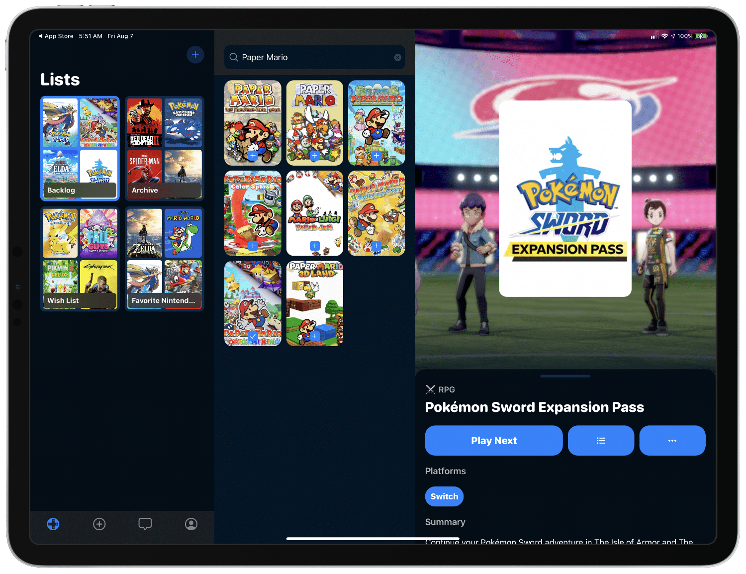 GameTrack é um app para gerenciar jogos, conhecer novos títulos e muito