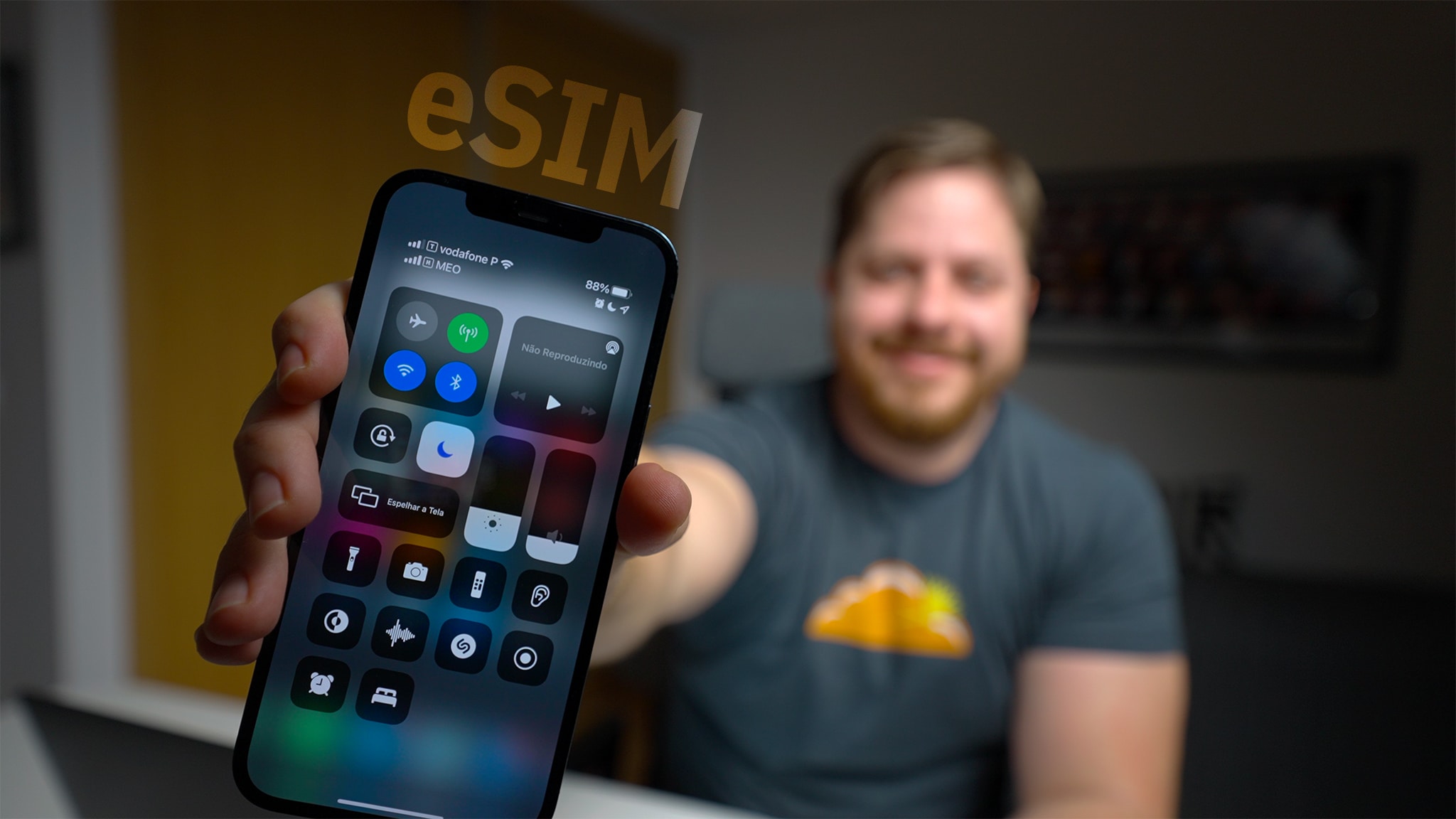 Vídeo como adicionar e usar um eSIM no iPhone (chip eletrônico