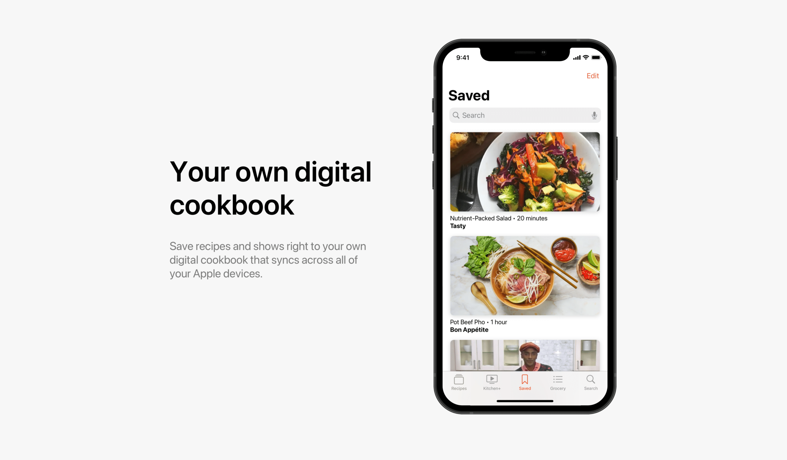 Conceito de "Apple Kitchen" se integraria à plataforma de Saúde da Maçã