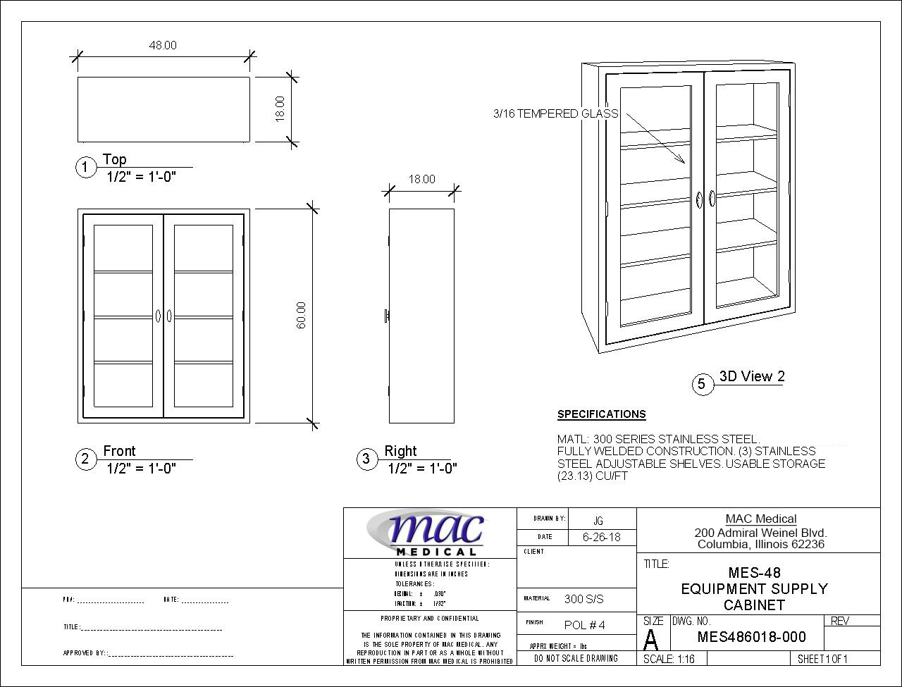 Equipment Supply MAC Medical, Inc.