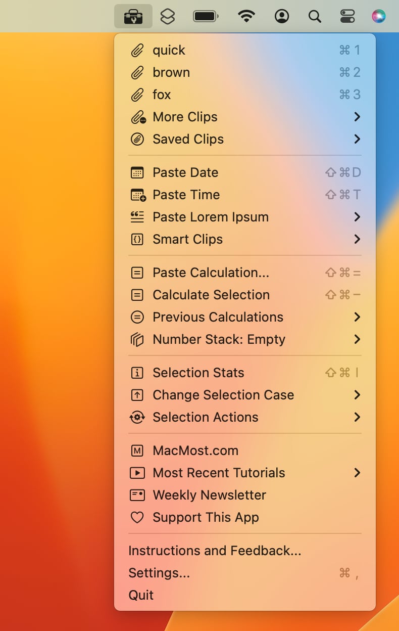 ClipTools Clipboard Manager and More From MacMost