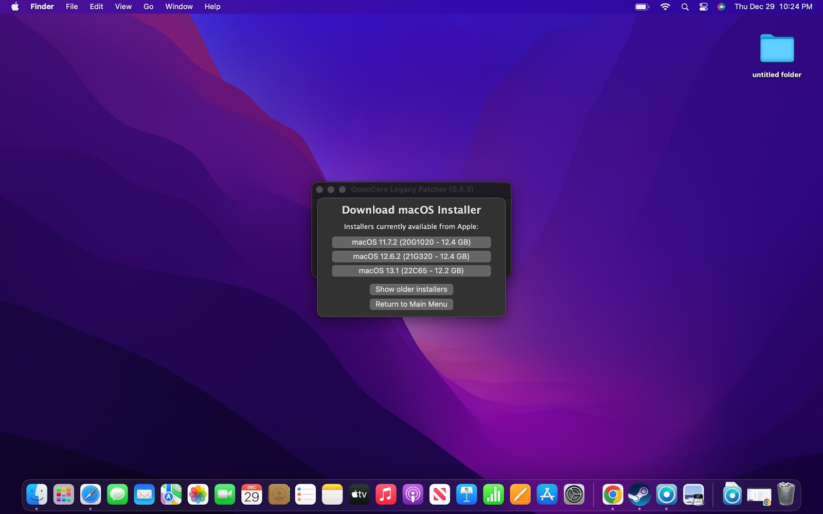 Install macOS Ventura or Monterey on Unsupported Macs