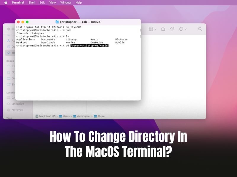 How to Change Directory in the macOS Terminal? MacMyths