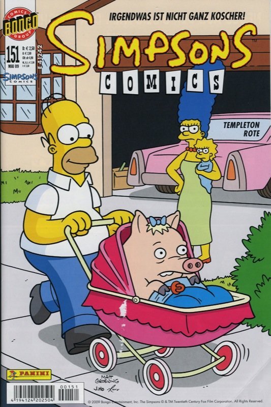 Test Simpsons Comics 151 mit Harry Plopper im Gepäck Macnotes.de