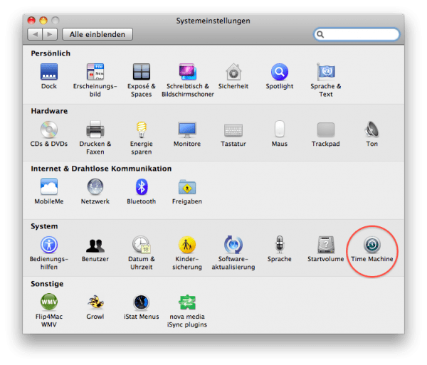 Time Machine einrichten macnow.cc