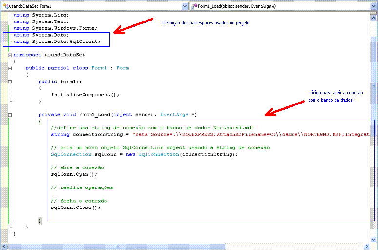 C SQL Server Acesso e manutenção de dados (CRUD)