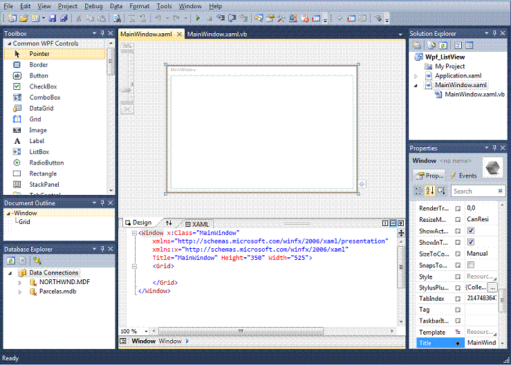WPF Usando o controle ListView