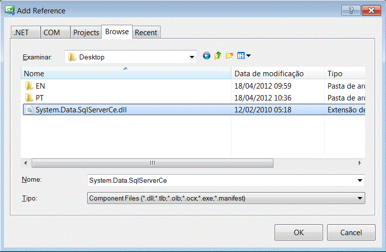 WPF Usando o DataGrid e o SQL Server Compact