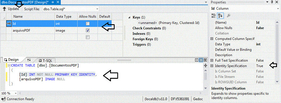 VB Armazenado documentos PDF