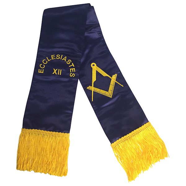 Masonic Embroidered Altar Bible markers Set of 3