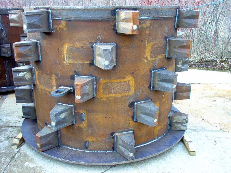 MTrax Diamond Diamond Cleats for Landfill Compaction Macpactor