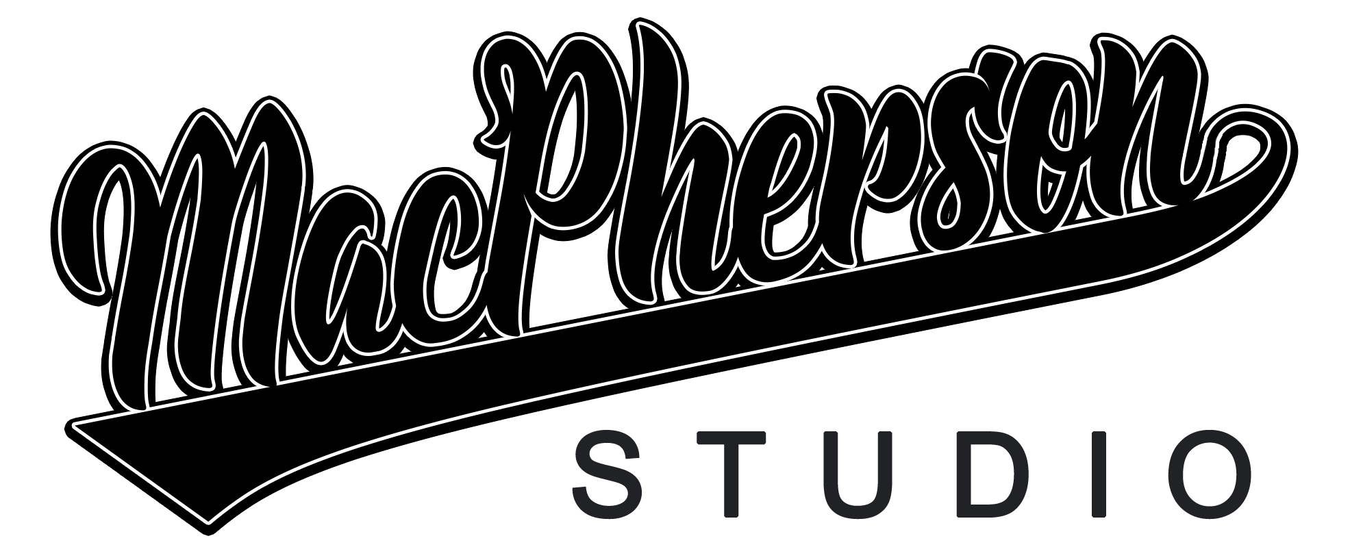 MacPherson STUDIO LOGO White 2018 AUG Large White Photo Studio For