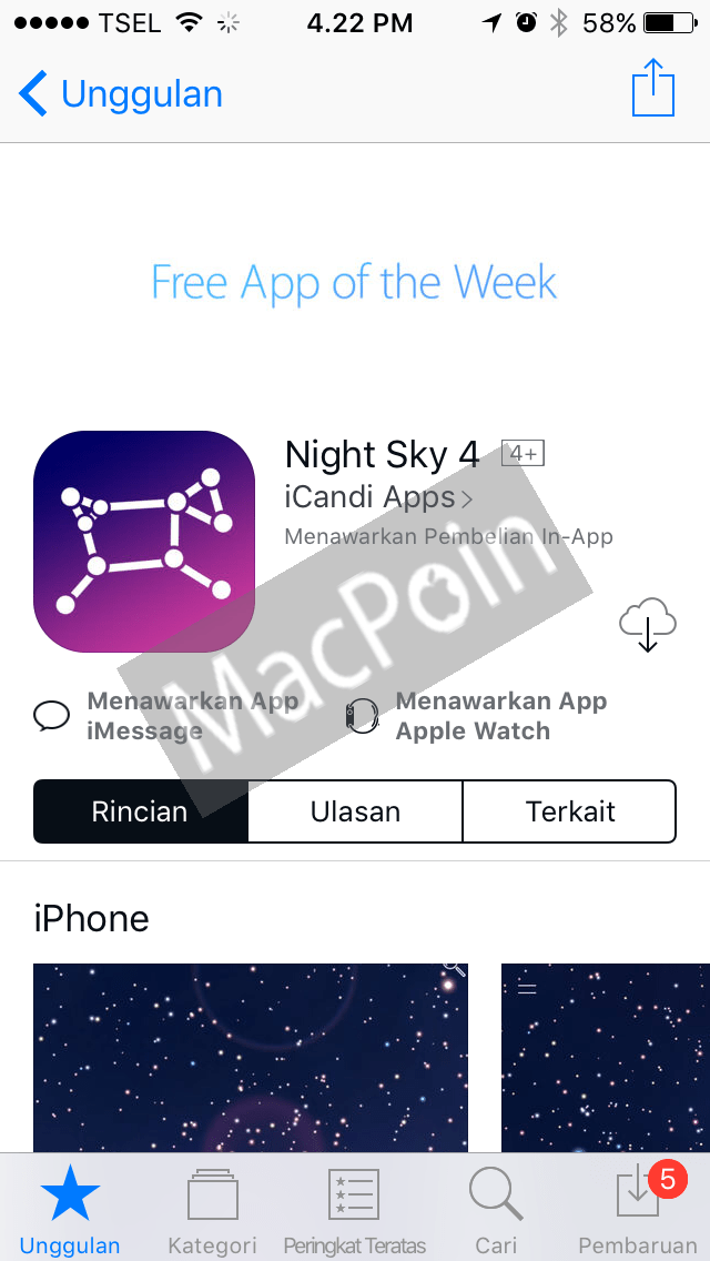 Cara Download Aplikasi dan Game Gratis di App Store MacPoin